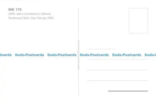 D107688 Liechtenstein. 2000. MK 176. 2000 Jahre Christentum. Block. Ferdinand Ge