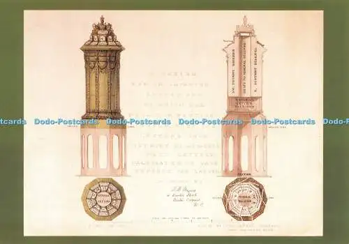 D107934 Postarchiv. Design für einen verbesserten Briefkasten. T. M. Baynes. 1