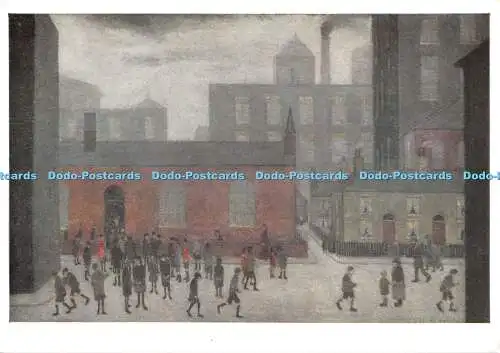 D107966 L.S. Lowry. aus der Schule kommen. 1927. Tate Gallery. Duveen Gemälde