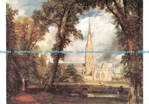 D107995 Kathedrale von Salisbury. Victoria and Albert Museum. John Constable R.A. 17