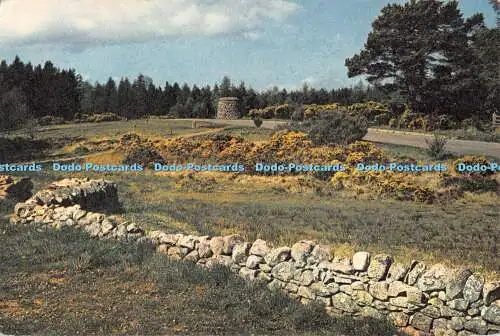 D108035 Inverness Shire. Culloden Battlefield. Eine Gesamtansicht der Grabgruppe
