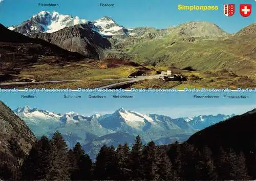 D108313 Simplonpass. Wallis. Passo del Sempione. Col du Simplon. Klopfenstein. M