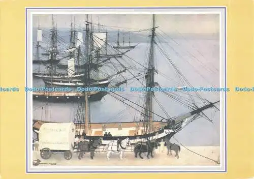 D108362 Mails für die Pakete, die in Falmouth ankommen. 1822. Nationales Postmuseum