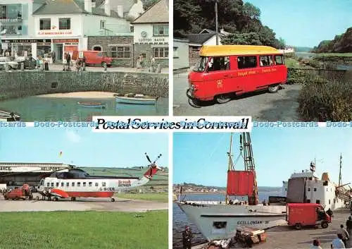 D109872 Postdienste in Cornwall. Postämter St. Mawes. A Post Office Pictu