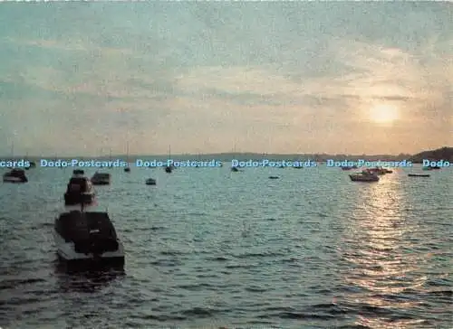 D108487 Sonnenuntergang über Poole Harbour. Dorset Federation of Women Institutes