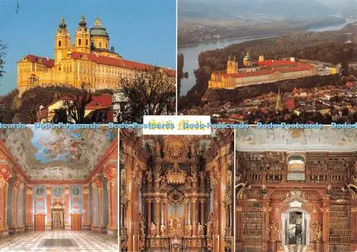 D109946 Stift Melk. Marmorsaal. Baumgartner. Graz. P. Martin. Multi View