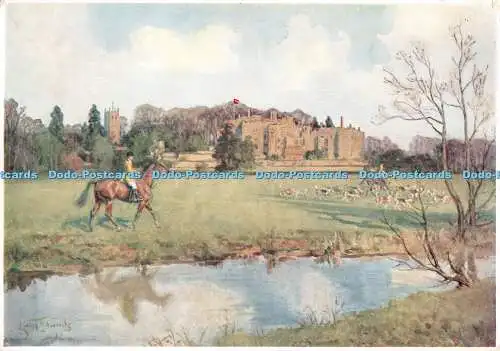 D108690 XII Jahrhundert Berkeley Castle. Heimat von Captain R. G. Berkeley. Die Berkele