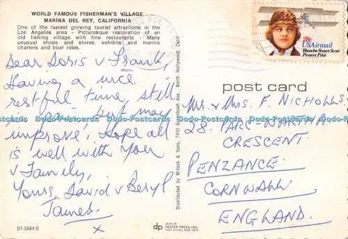 D110145 Fischerdorf. Marina Del Rey. Hubert A. Lowman. Weltberühmter Fisch