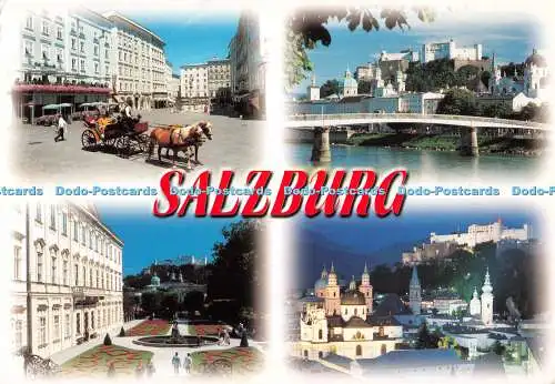 D108773 Salzburg. Sommerfrische Urlaub in der Festspielstadt. Rich Lau und Gebr.