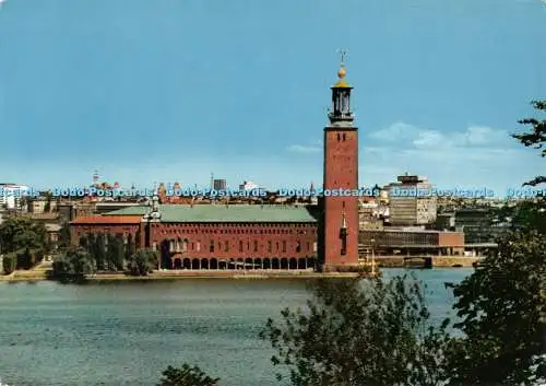 D108854 Stockholm. Das Rathaus. Ehrlings. Vyer. Sthlm