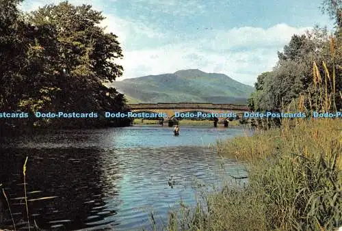 D108866 Perthshire. Callander. Teith Bridge und Ben Ledi. J. Arthur Dixon. 1968