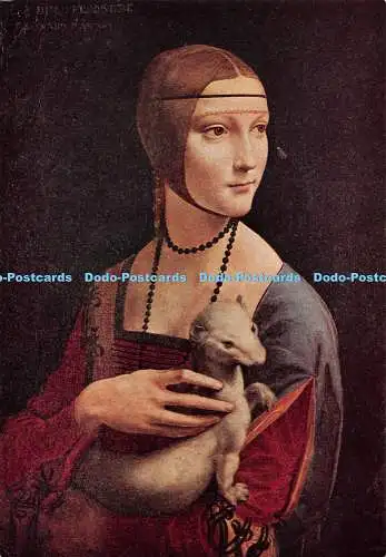 D112142 Dame mit Hermelin. Nationalmuseum. Krakau. Leonardo da Vinci. 1452 15