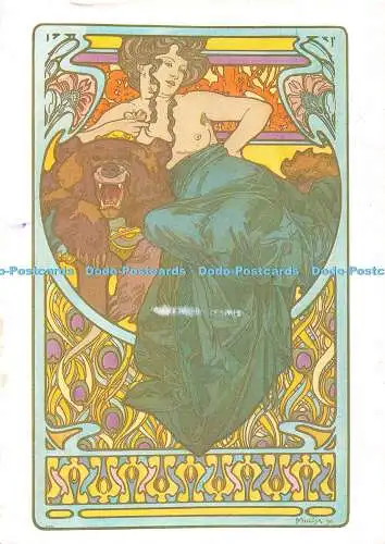 D112217 Alphonse Mucha. Dokumente Dekorate 1902. Magna Bücher. 2002