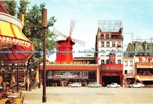 D109163 Le Moulin Rouge. Die rote Windmühle. Die Rote Mühle