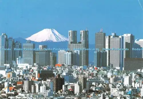 D110689 Gebäude und Mt. Fuji. NBC Inc. Japan