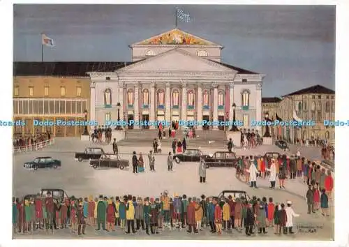 D110691 A 4804. Petra Moll. Nationaltheater. München. Aus dem Buch München von P