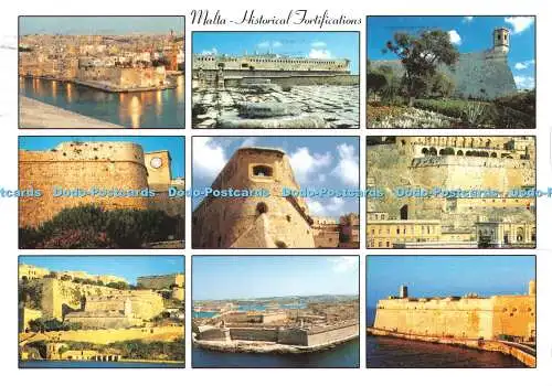 D110731 Malta. Historische Befestigungsanlagen. Publikationen anklicken. 2005. Multi View