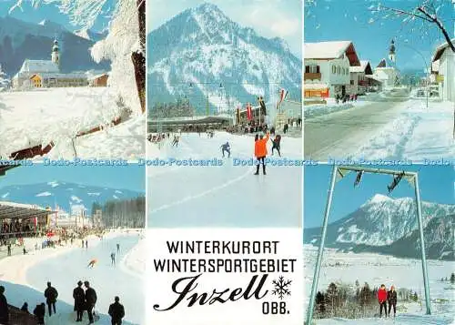 D113758 Winterkurort Wintersportgebiet Inzell. Obb. Foto Sepp Kehr. Nr. 312. 196