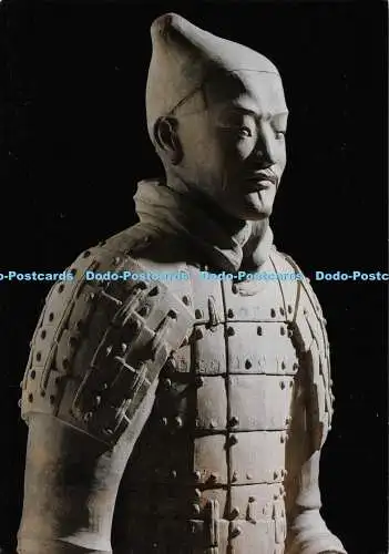 D112450 British Museum. Gepanzerte Infanteristen-Details. 1976 aus Grube ausgegraben