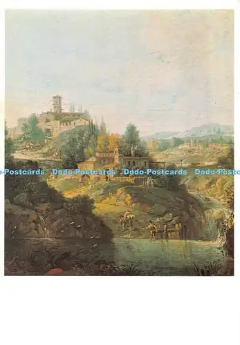 D112454 Christoph Ludwig Agricola. 1667 1719. Italienische Landschaft. Museum der Stad