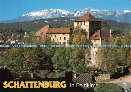 D113796 Schattenburg in Feldkirch. Von Sudosten. Kreuzberge. Schweiz. Osterreich