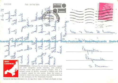 D109559 Cornwall. John Hinde. Multi View. 1971