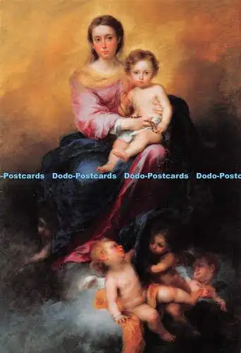 D112733 Die Madonna des Rosenkranzes. Baldin und Mansell. Dulwich Bildergalerie.