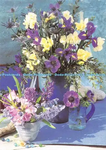 D112735 Sommerblumen in Vase. Frau und Zuhause. Carolyn Bailey. Debbie Patterson