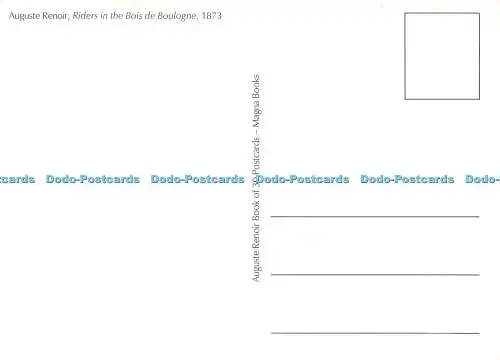 D111030 Reiter im Bois de Boulogne. 1873. Magna Bücher. Auguste Renoir