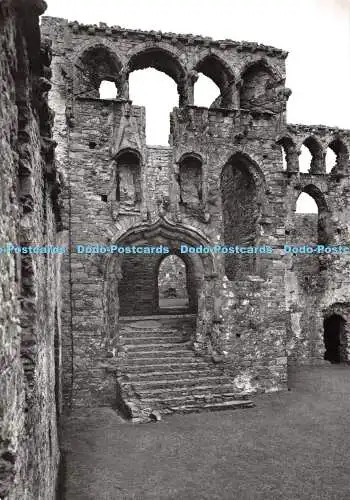 D111038 Pembrokeshire. St. David. Der Bischofspalast. Veranda des Großen Saals. fr