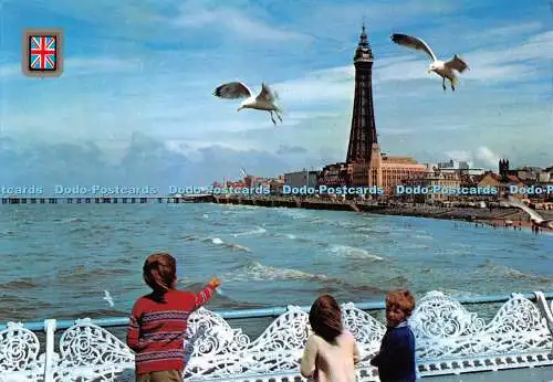 D109590 Blackpool. Space Tower. Fisa. Golden Shield