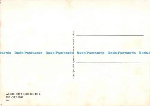 D109597 Oxfordshire. Woodstock. Das alte Dorf. Thomas