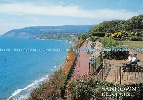 D114092 Sandown. Isle of Wight. Cliff Walk und Dunnose Point. J. Lachs