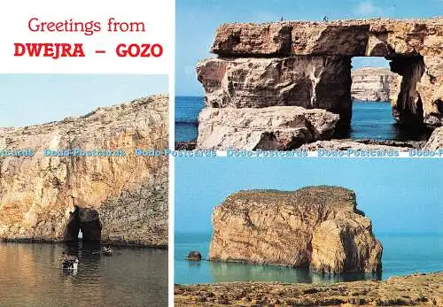 D116318 Grüße aus Dwejra Gozo. Perfecta Werbung. Multi View