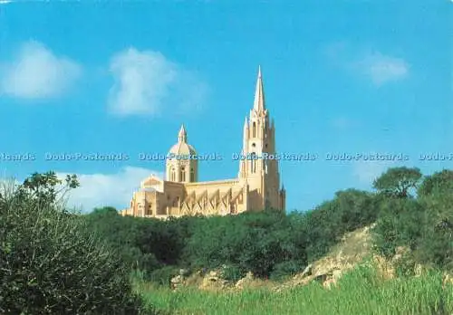 D116327 Gozo. Pfarrkirche. Madonna von Loreto gewidmet. Perfecta Werbung