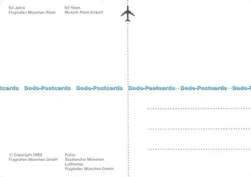 D116335 Flughafen München Riem. 50. Jahre. Stadtarchiv München. Multi View