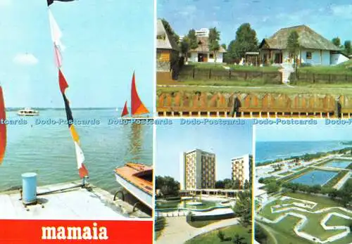 D109695 Mamaia. Aussicht vom Resort. I. P. Arta Grafica. Sportturism. Mu