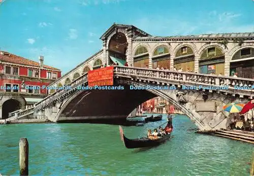 D111167 Venezia. Rialtobrücke. G. F. Zerella. Co. Graf