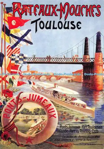 D112874 Bateaux Mouches. Toulouse. Clouet