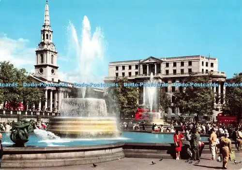 D111175 London. Trafalgar Square. John Hinde. F.R.P.S