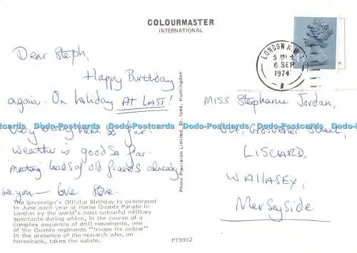 D109710 London. Trooping the Colour. Horse Guards Parade. Fotopräzision. Farbe