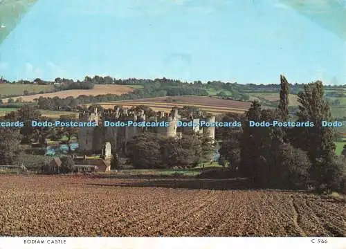 D109713 Schloss Bodiam. Richter. C. 966. 1974