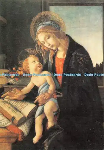 D112884 Milan. Poldi Pezzoli Museum. Madonna mit Kind. Medici Society. Sandro B