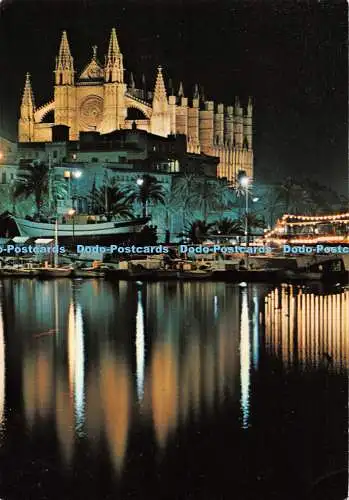 D112891 Mallorca. Palma. Nocturna View. Garcia Garrabella y Cie