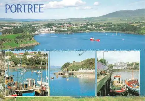 D114217 Portree. Der Hafen und die Hauptstadt der Isle of Sky. J. Arthur Dixon. Ro