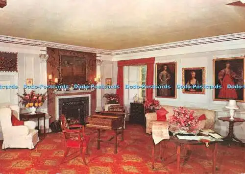 D114240 Schottland. Der Salon von Traquair House. Peeblesshire. Jarrold