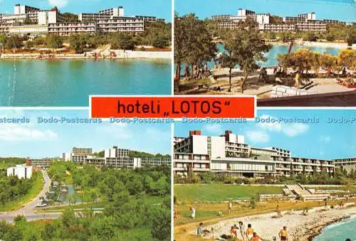 D116455 Hoteli Lotos. Porec. Jugoslavija. Turistkomerc Zagreb. Multi View