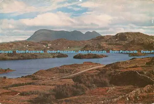 D109780 Sutherland. Drumbeg Loch and Village. J. B. Weiß. 1964