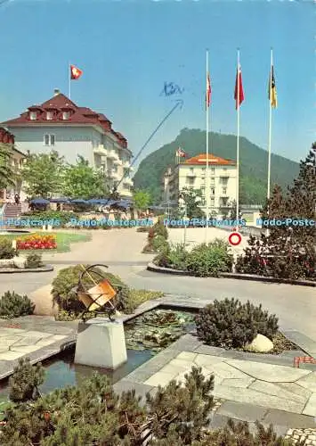 D112974 Burgenstock Hotels. Park und Palace Hotel. Fotoglob. 1967