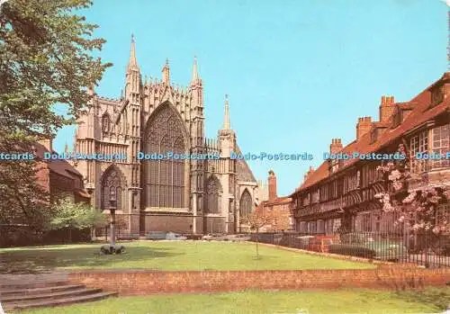 D116482 York Minster. Blick auf das East End. Topische Presse. Pitkin Pictorial Post